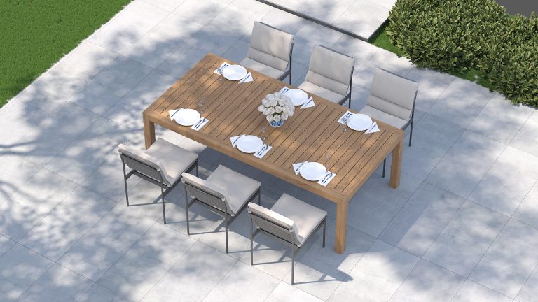 FORTUNA TOP VIEW Fortuna Dining Table combines premium craftsmanship and modern design