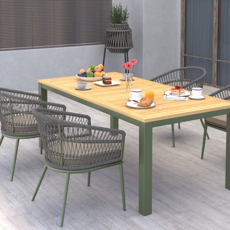 TRIDENT TABLE SIDE VIEW