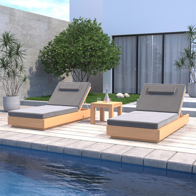 EMMA TEAK SUN LOUNGER Emma Lounge Teak showcases premium teak craftsmanship