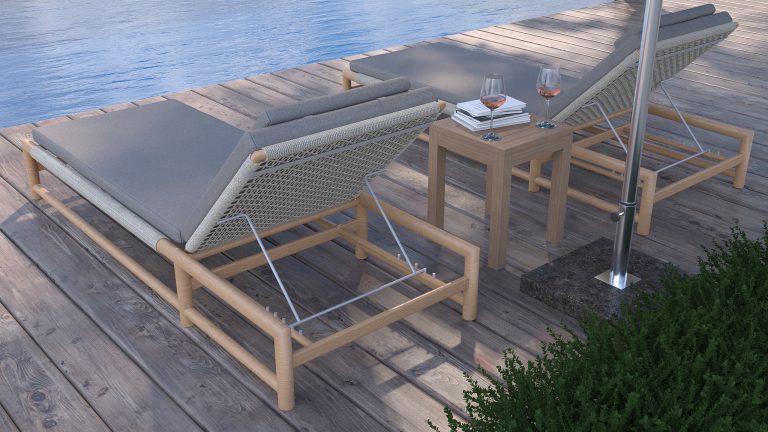 GRACE SUN LOUNGER BACK VIEW GRACE SUN LOUNGER BACK VIEW