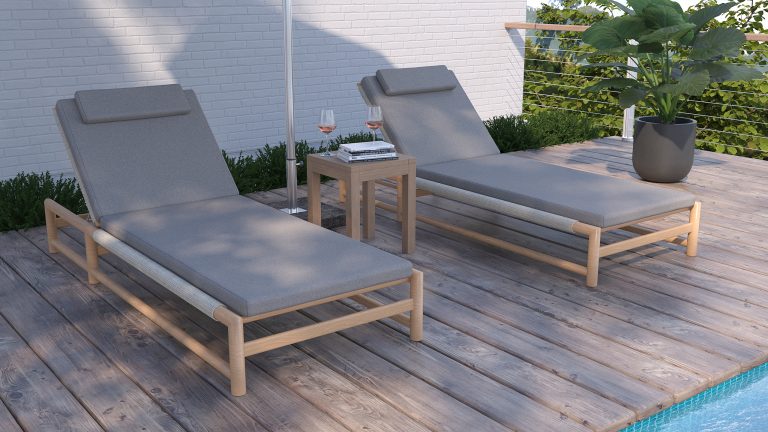 GRACE SUN LOUNGER FRONT VIEW GRACE SUN LOUNGER FRONT VIEW