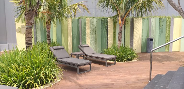 Windbeater Sunlounger crafted for poolside