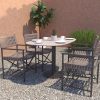 Oval Bistro Amari Chair Set offers a sophisticated outdoor dining