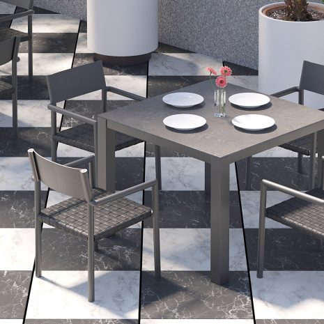 CALLA TABLE & SAMOS CHAIRS