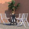 Dash Table Broklyn Chair Set delivers modern outdoor dining