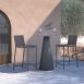 DOME HIGH TABLE WITH FRESCO HIGH STOOL