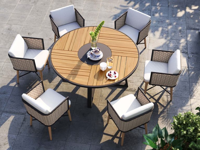 CELINE TABLE WITH DURAN CHAIRS CELINE TABLE WITH DURAN CHAIRS