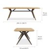LEON Table240-TeakTop