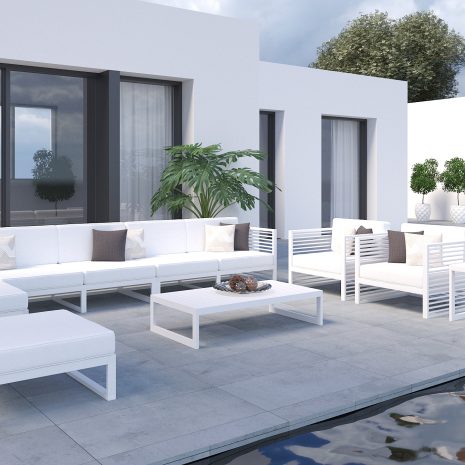 PACIFIC MODULAR SOFA WHITE