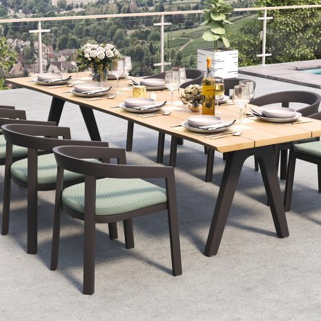 TERRA DINING TABLE SIDE VIEW