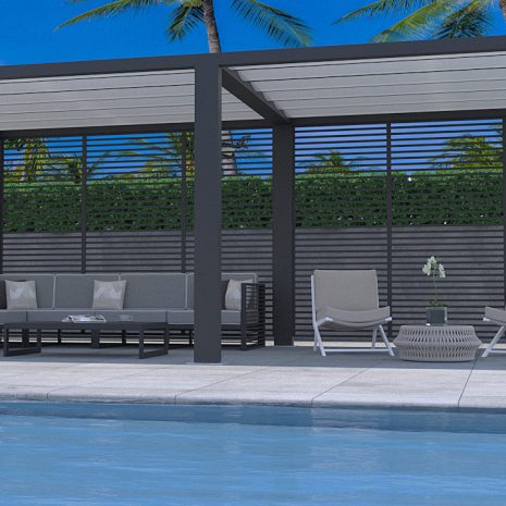 POOL CABANA FRONT VIEW