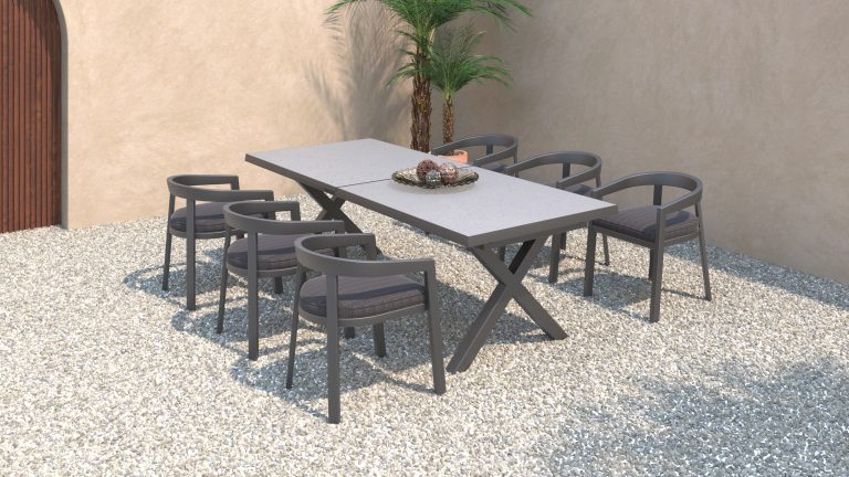 Parkway Extension Table Luxury Outdoor Dining Table