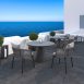 ROUND DINING TEAK LEG METAL VIEW 08