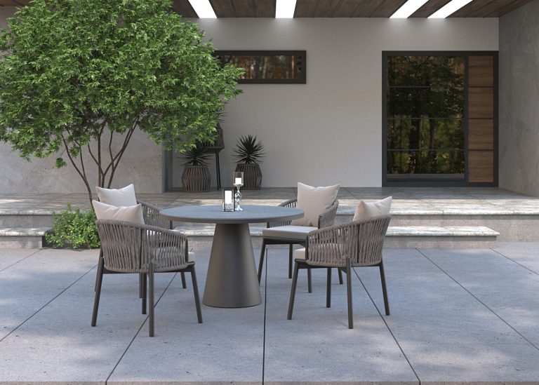 Pure Round Table Luxury Outdoor Dining Table