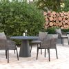 ROUND DINING TEAK RIO CHAIR SIDE VIEW