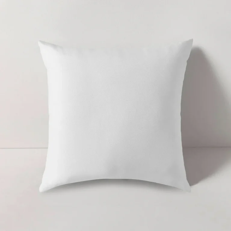 WHITE Throw Pillow White | Luxury Outdoor Pillow