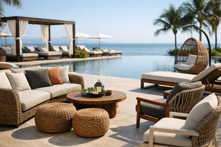 7 Resort Seating Trends Shaping Outdoor Spaces