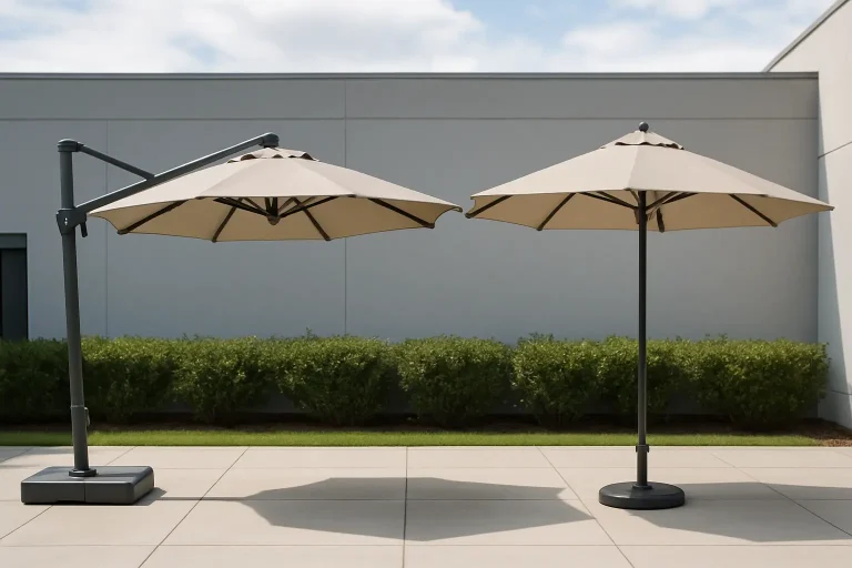 Cantilever vs Center Pole Umbrellas for Projects