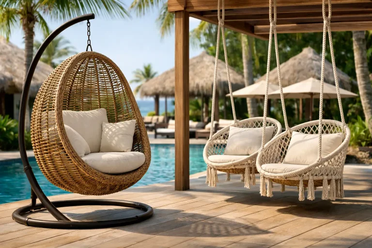 Choosing Swing Chairs for Resort Projects