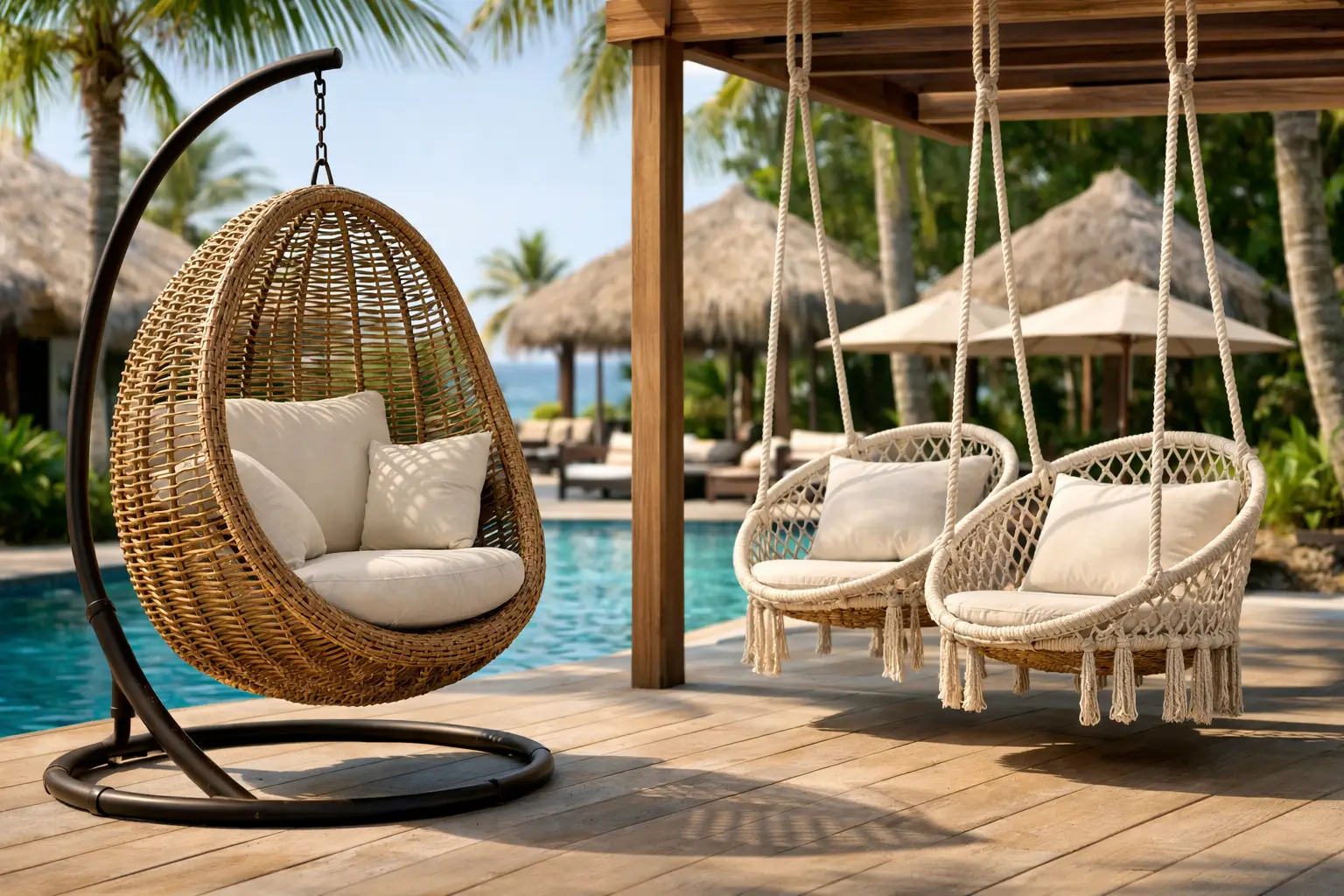 Choosing Swing Chairs for Resort Projects