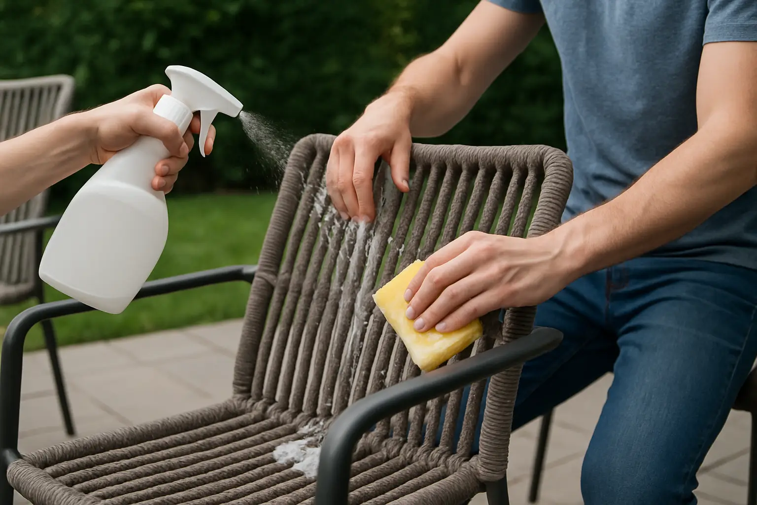 How to Clean Outdoor Rope Furniture Fast