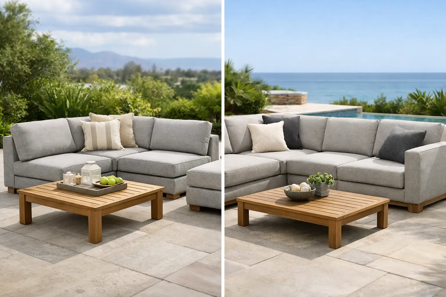 Modular vs Fixed Outdoor Sectional