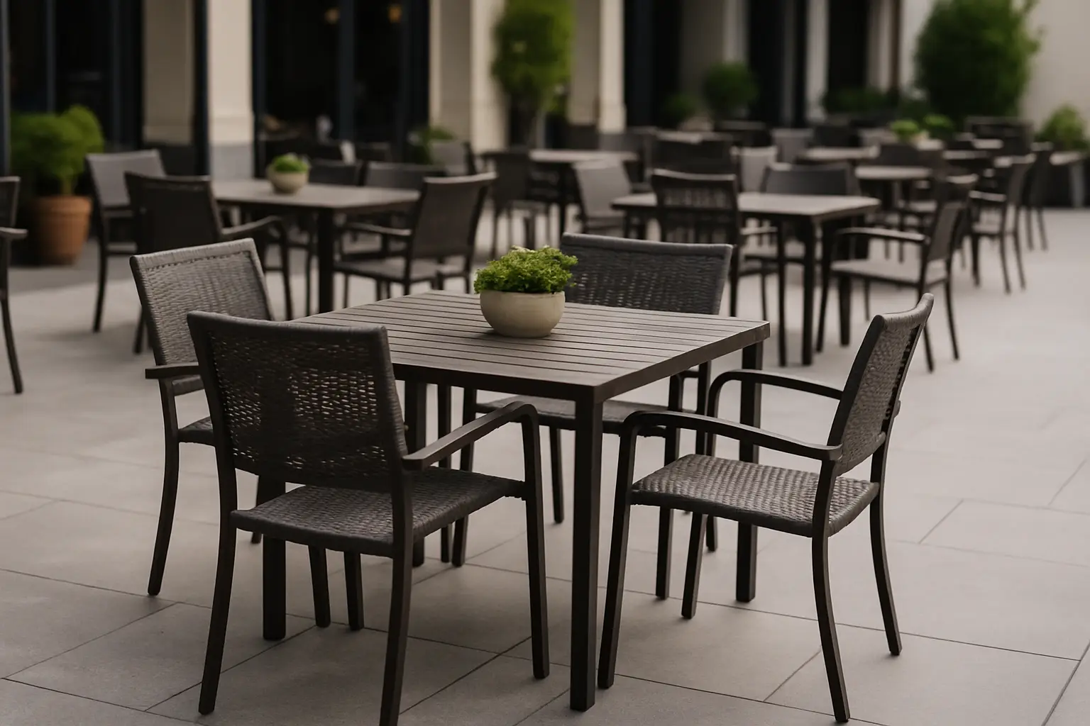 Outdoor Dining Sets That Work for Restaurants