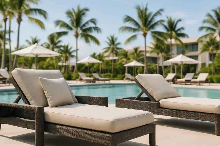 Outdoor Lounge Seating That Performs at Resorts