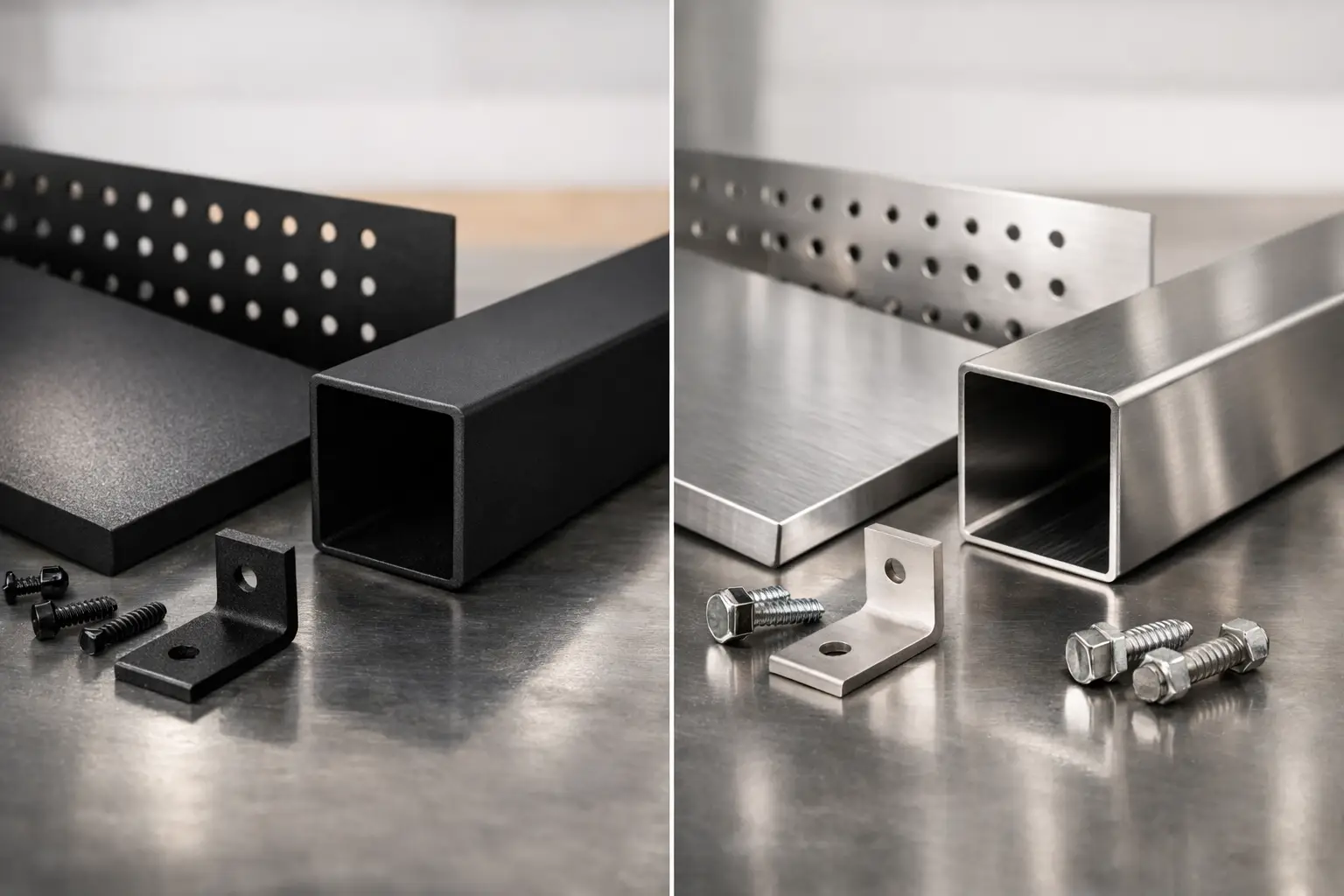 Powder Coated Aluminum vs Stainless Steel