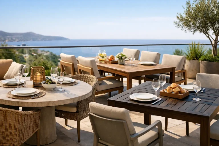 Best Terrace Dining Table Shapes to Choose