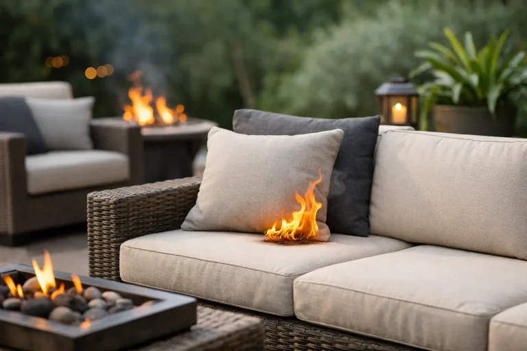 Outdoor Furniture Fire Retardant Cushions