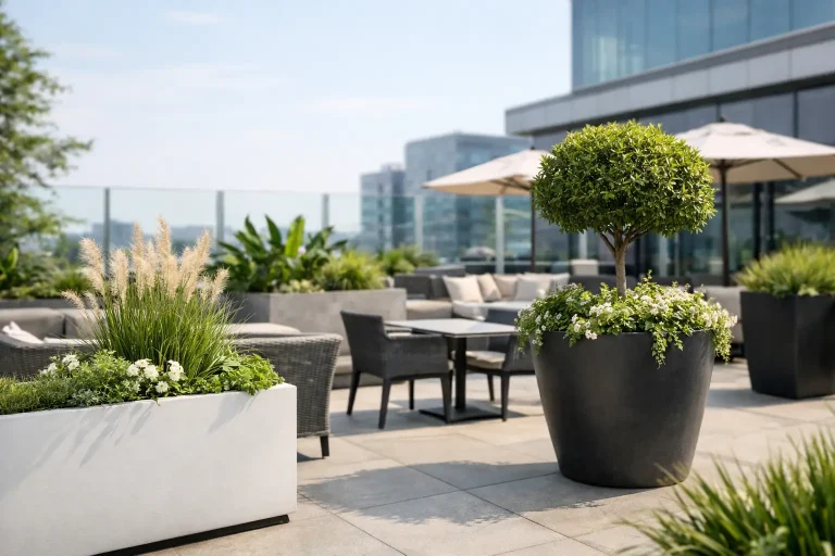 Outdoor Planters for Commercial Terraces