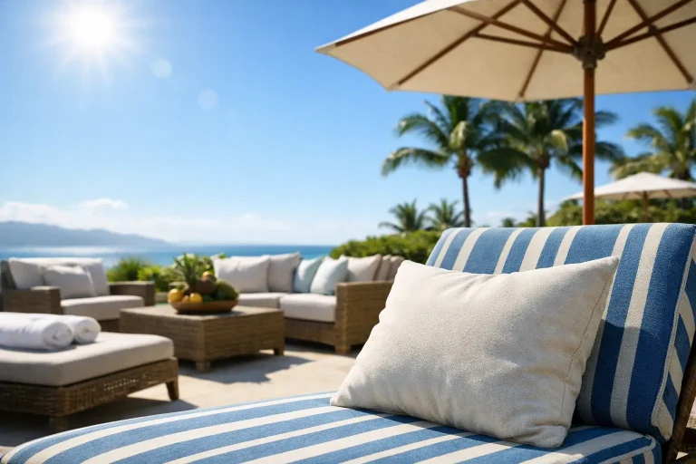 UV Resistant Outdoor Fabric for Resorts