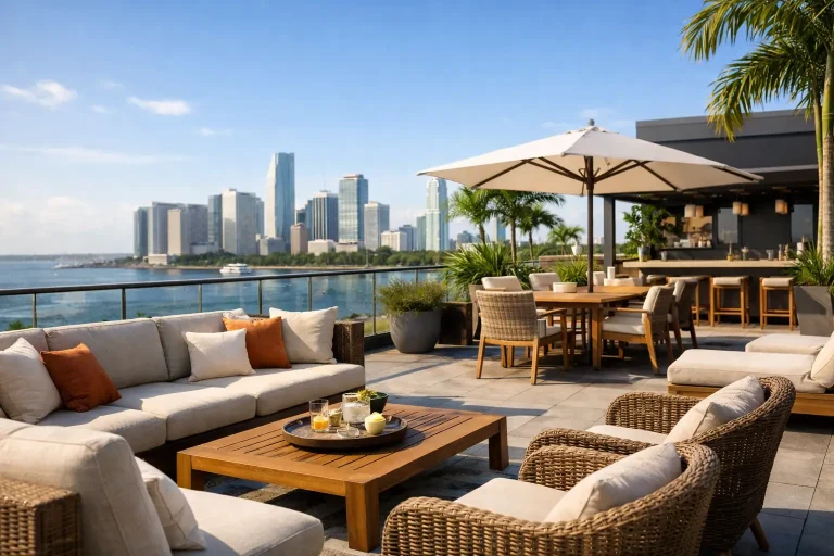How to Furnish Hotel Rooftop Terraces