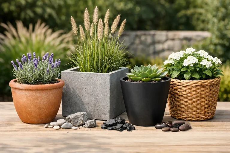 Outdoor Planter Materials Comparison