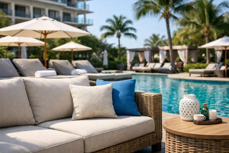 Weatherproof Outdoor Cushions for Hotels